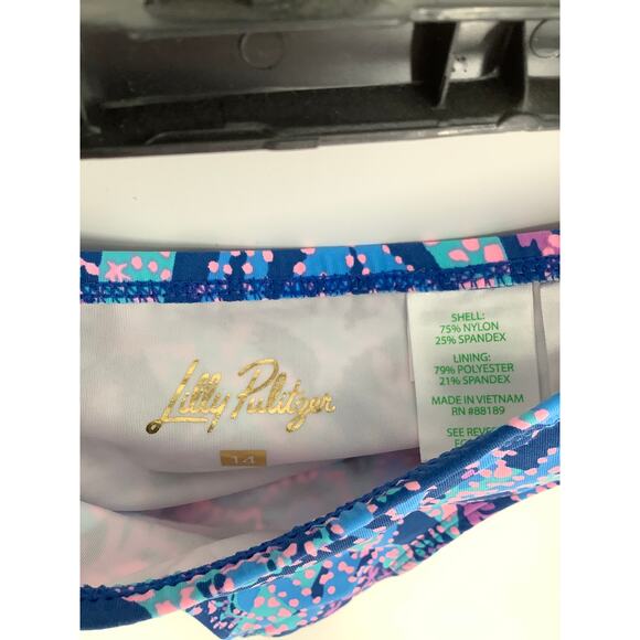 Lilly Pulitzer Girl 14 Barton Blue Star Gazing Arlen Bikini Two Piece Set G35-12 - Picture 6 of 12